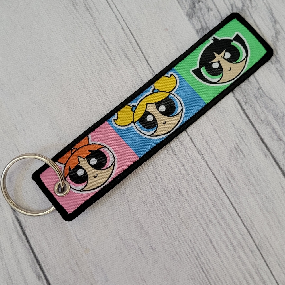 Powerpuff Girls Keychain New 2 sided
